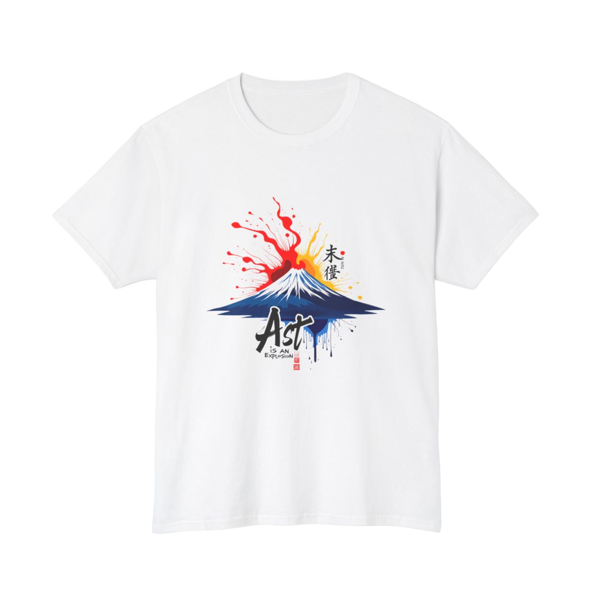 T-shirt, Ink Fuji