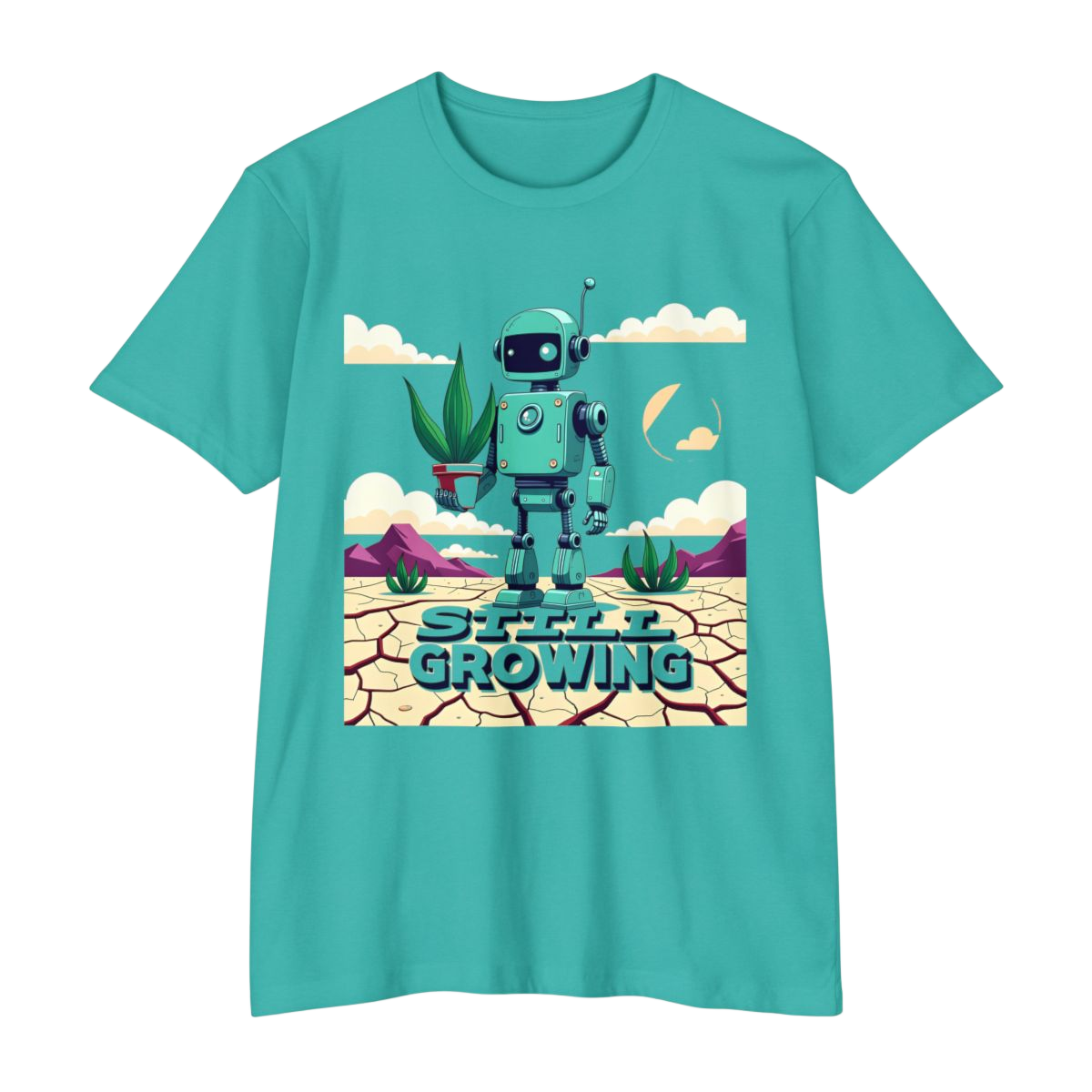 T-shirt, RoboSucculent
