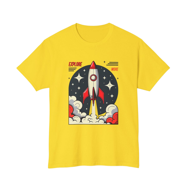 T-shirt, Retro Rocket