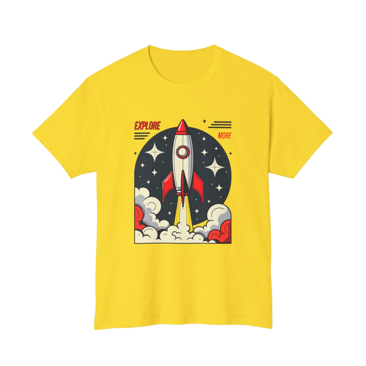 T-shirt, Retro Rocket