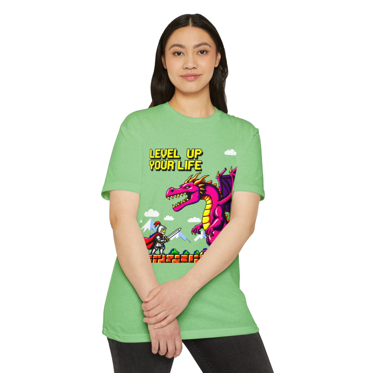 T-shirt, Pixel Knight
