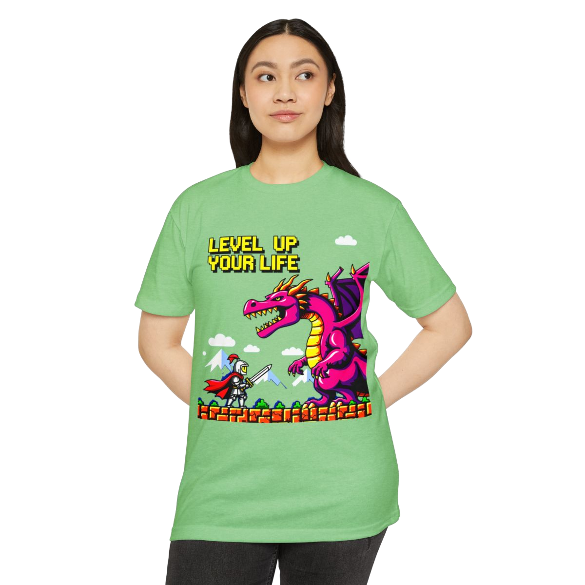 T-shirt, Pixel Knight