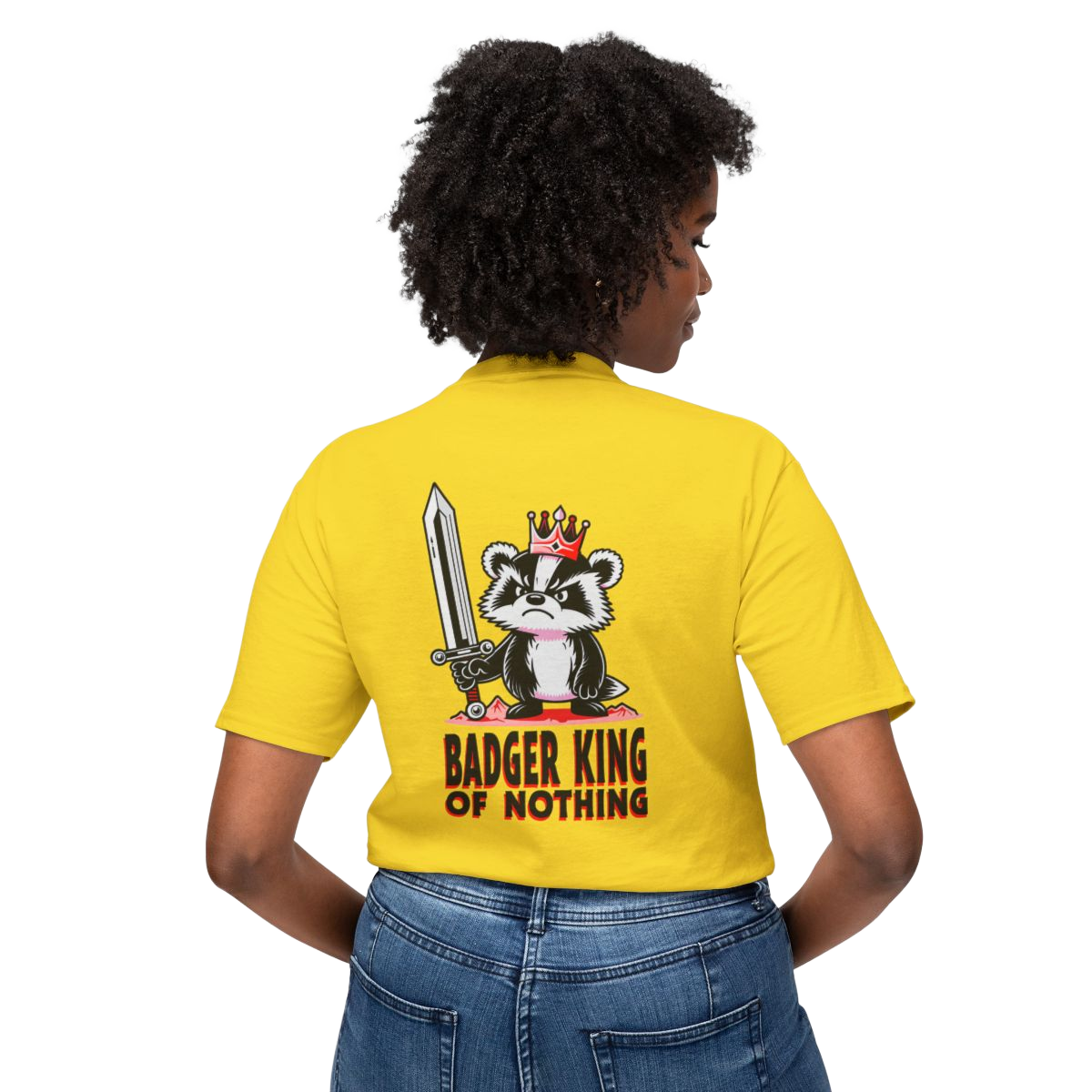 T-shirt, Badger King